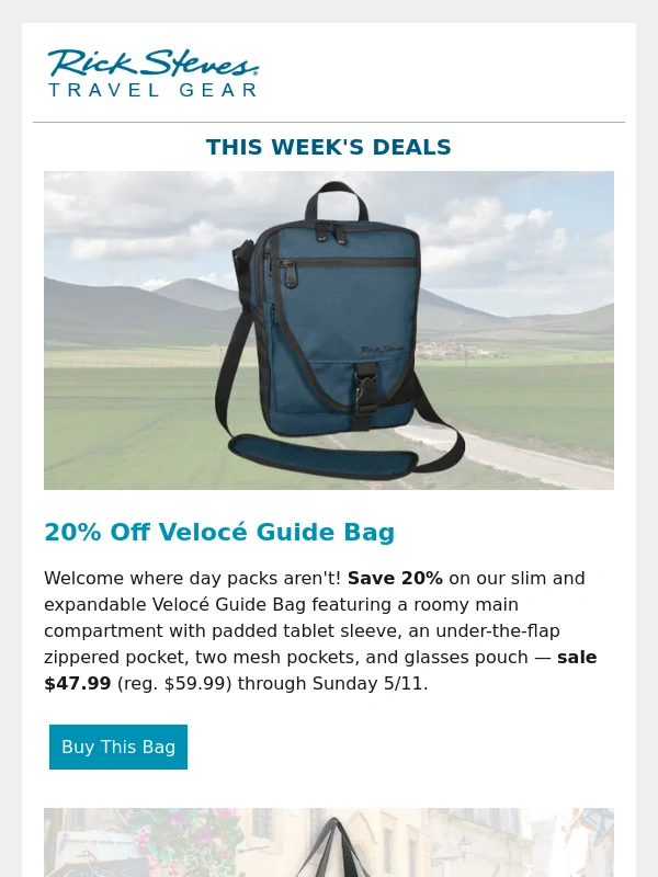 Rick Steves - Deal Alert: May 5 - 11