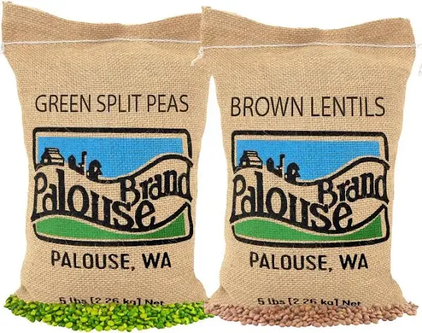 Palouse Brand Pardina Lentils and Green Split Peas