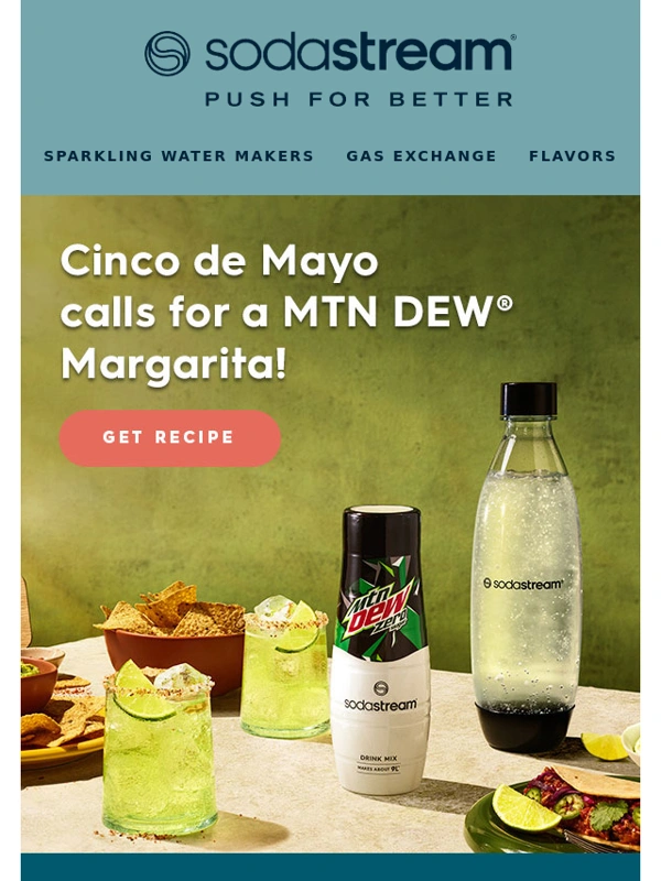 Soda Stream - ? This Cinco de Mayo,Mix It Up ?