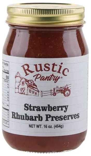 Uniquely Gourmet Strawberry Rhubarb Preserves