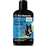 Omega 3 Fish Oil Supplement for Dogs & Cats (32oz), Wild Caught Omega 3 Fish Oil for Skin and Coat Health, Supports Shedding, Skin & Coat, Immunity, Joint, Brain & Heart, EPA + DHA