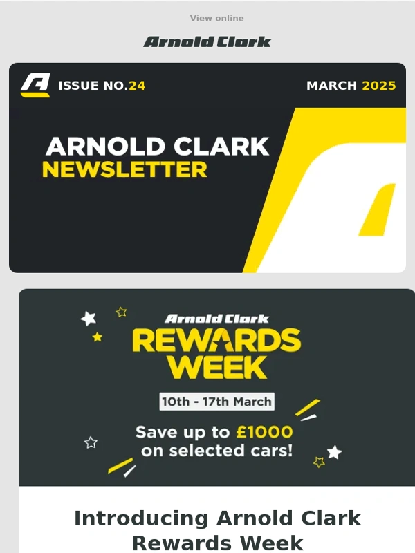 Arnold Clark - Your March newsletter ?