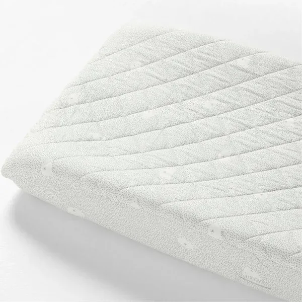 Crate & Kids Stay Cool Bear Hug Organic Cotton Baby Changing Pad Cover