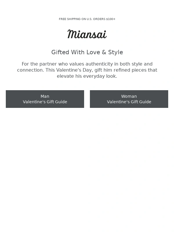 MIANSAI - Modern Love Stories Deserve Modern Classics