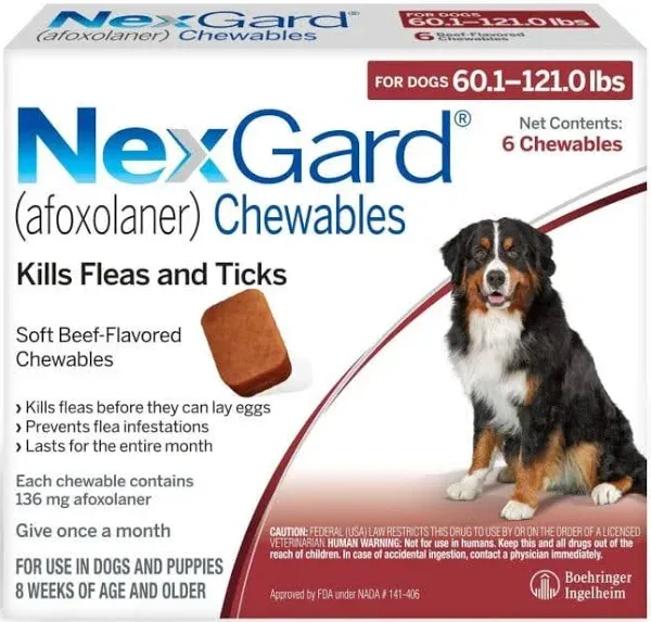 NexGard Chewable Tablets for Dogs