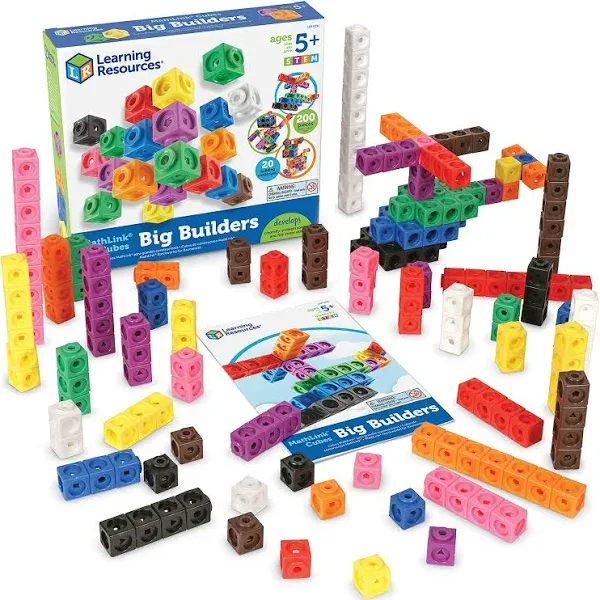Learning Resources MathLink Cube Big Builders
