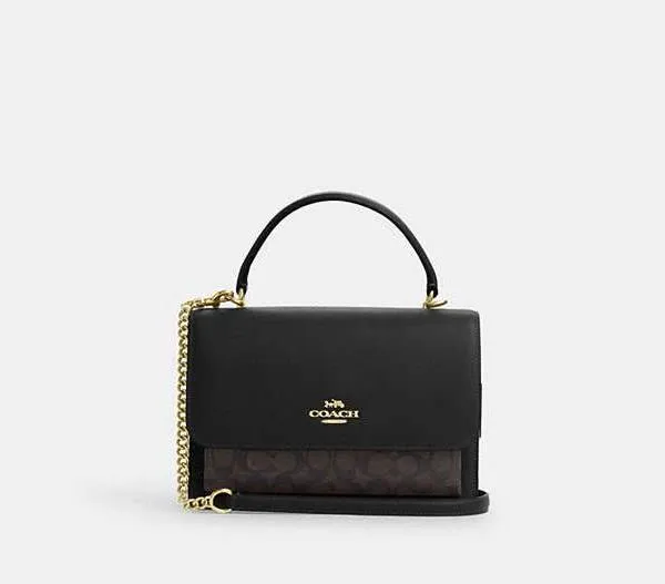 Coach Women's Klare Signature Canvas Top Handle Bag