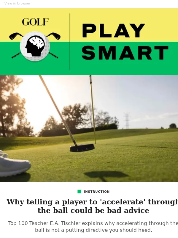 Golf - All the best wedge players do this
