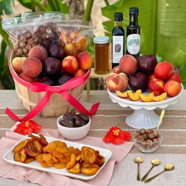 Local California Farm Stone Fruit Gift Basket