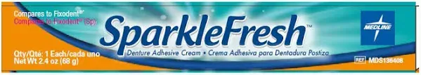 Medline Sparklefresh Denture Adhesive