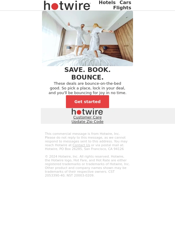 Hotwire - These Hot Rate Hotels are bouncing ?️
