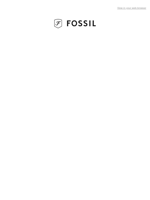 Fossil - ✌️Last Call For 15% Off