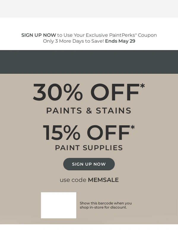 Sherwin-Williams - ?Shhhh...this is for Members Only
