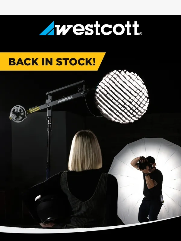 Westcott - Easy Boom Back in Stock!