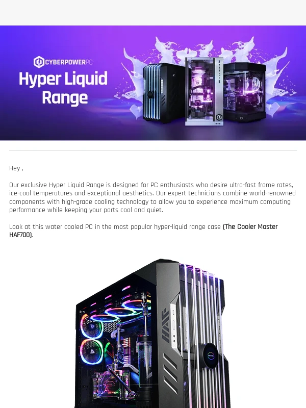 Cyberpower UK - Liquid-Cooled Brilliance: Order Now!