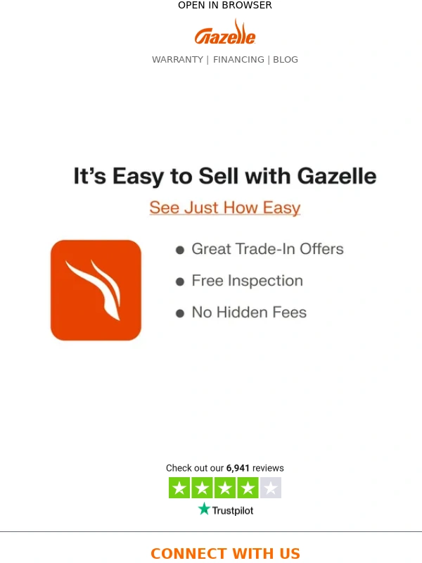 Gazelle - The deals just don't stop