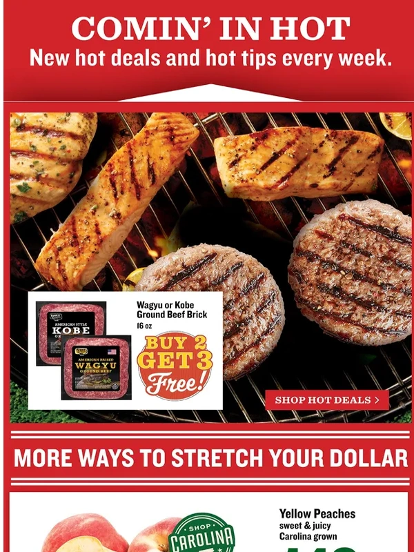 Lowes Foods - ? Deals Hotter Than Your Grill!
