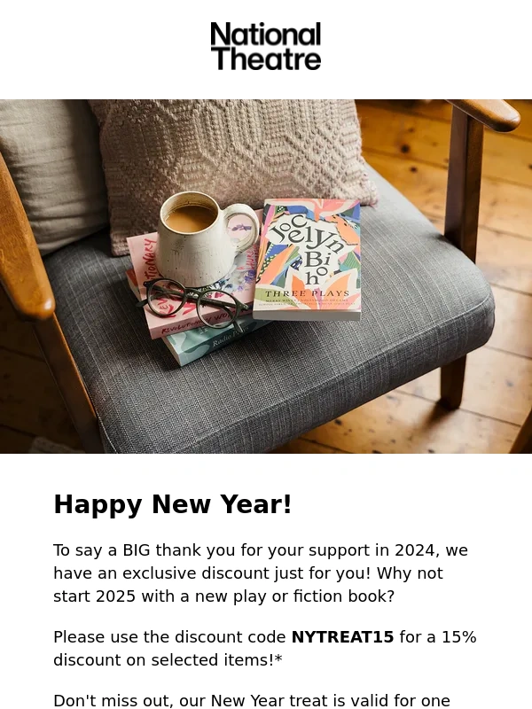 National Theatre - Your exclusive discount awaits - don't miss this New Year treat! ??