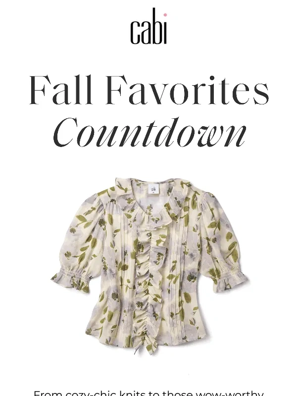 cabi - Last chance for Fall ’24 faves!