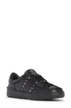 Black Rockstud Untitled Open Sneakers