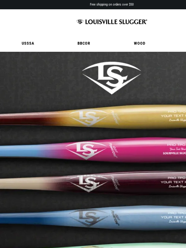 Louisville Slugger - Customize Torpedo-Shaped TPD1 Pro Prime Bats Now