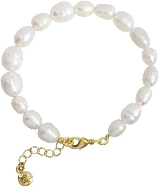 Invicta Women's Angel Pearl Bracelet in 14K Gold