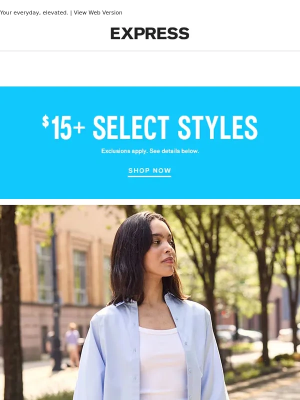 Express - Summer tops you shouldn’t live without