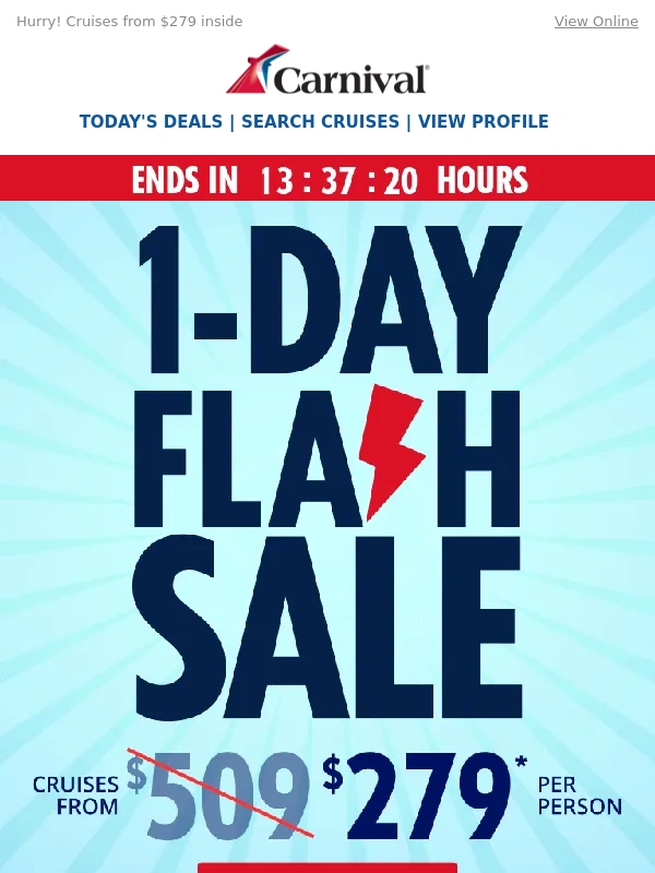 Carnival - 1 Day Only: ⚡FLASH SALE⚡