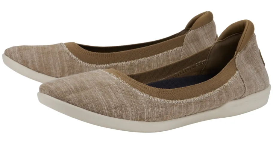 HEYDUDE Womens Savannah Slip Classic Tan