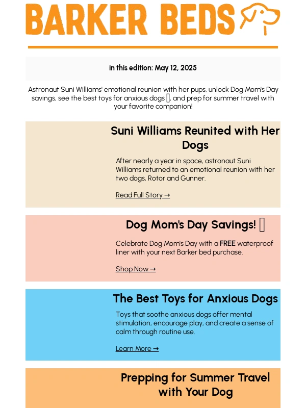 Big Barker - Suni Williams Reunited with Her Dogs ♥️