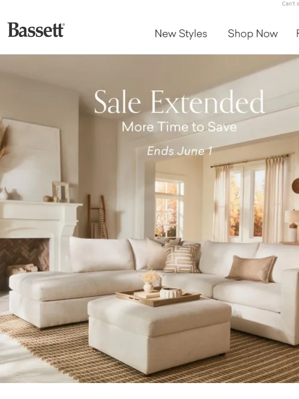 Bassett Furniture - Deals So Good,We’ve Extended Them!