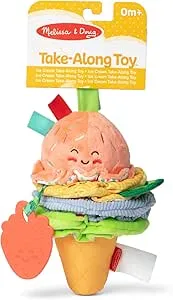 Melissa & Doug Ice Cream Take-Along Pull Toy