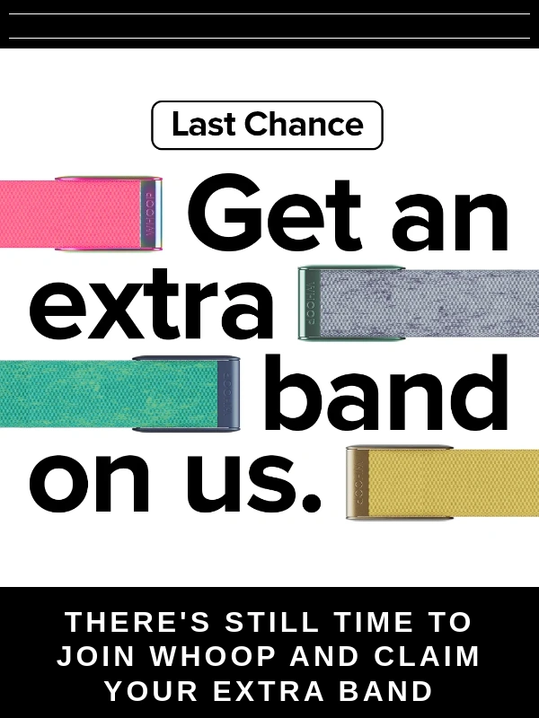Whoop - Act Now to Get This Limited-Time Offer