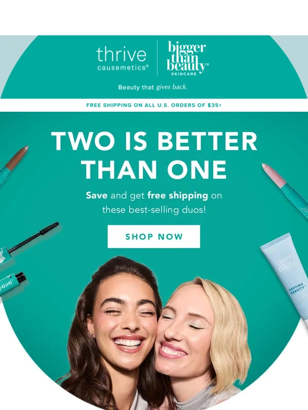Thrive Causemetics - Save BIG On Duos + Get Free Shipping! ✨