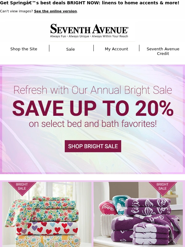 Seventh Avenue - Bright Sale Must-Haves + NEW Spring Arrivals!