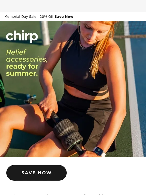 Chirp - Relief Accessories,Ready for Summer