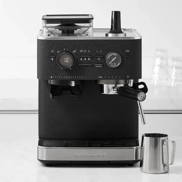KitchenAid Semi Automatic Espresso Machine with Burr Grinder
