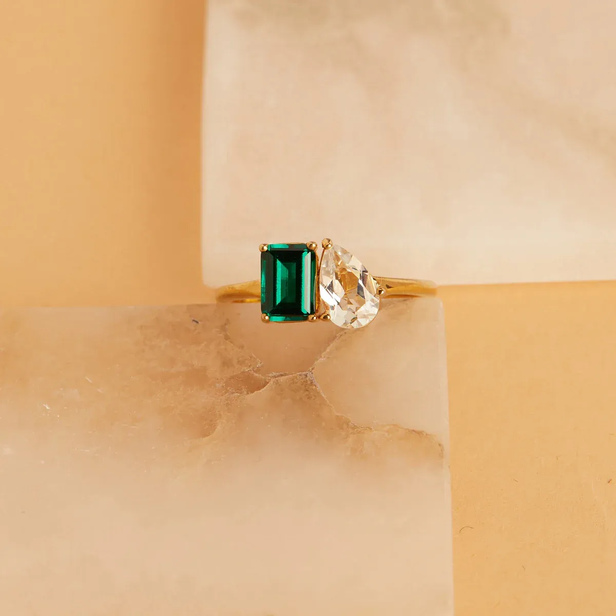 Toi et Moi Gemstone Classic Ring