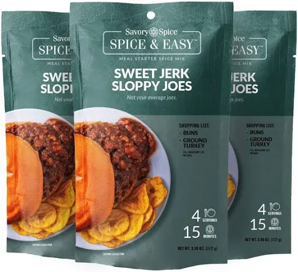 Sweet Jerk Sloppy Joes Seasoning Mix