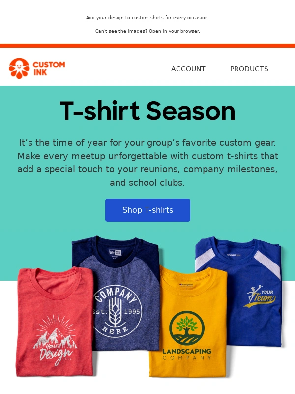Customink - It’s all about the t-shirt