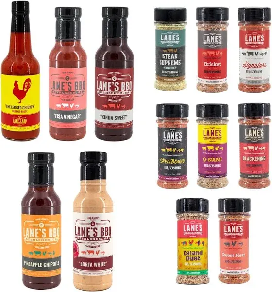Pitmaster Most Popular Rubs & Sauces Set