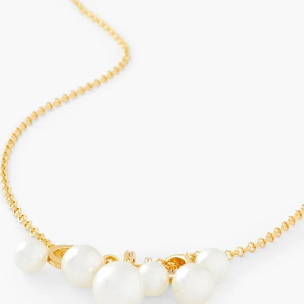 Talbots Women's Pearl Cluster Pendant Necklace