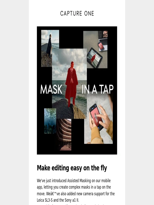 Capture One - Edit better with your iPhone and iPad