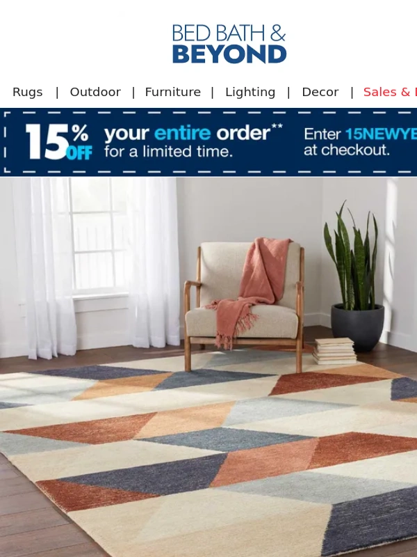 Bed Bath And Beyond - 15% Off Your ENTIRE Order ?