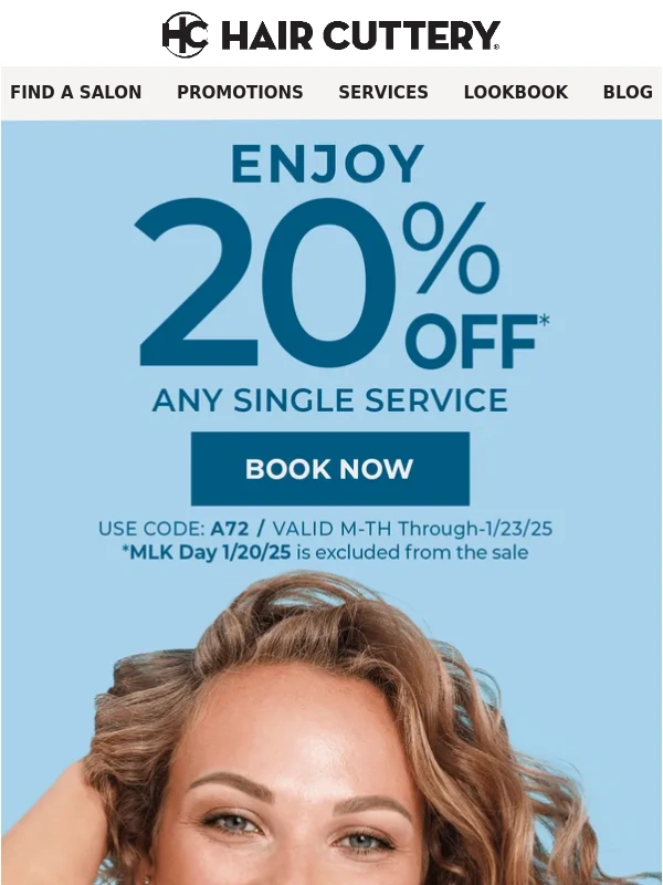 Hair Cuttery - Save 20%* + Take Our Style Quiz