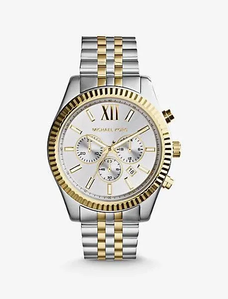 MICHAEL KORS Men's Lexington Two-Tone Chronograph Watch