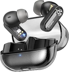 TOZO Crystal Pods ANC Wireless Earbuds, 4 Mics Smart ENC AI Calls, 32 EQ Customization via App, Bluetooth 5.4 $19.99