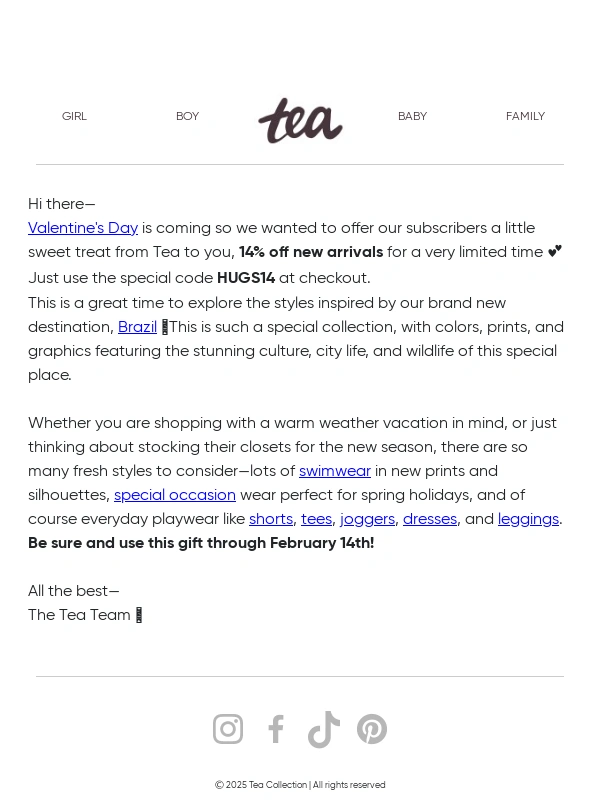 Tea Collection - Here’s 14% off ❤️ for subscribers only!