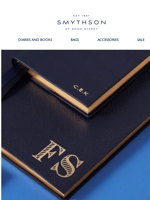 Smythson - Be quick,complimentary personalisation ends tonight