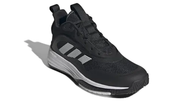 adidas Mens Own The Game 3.0 Basketball Sneaker, Black/White/White, 9.5